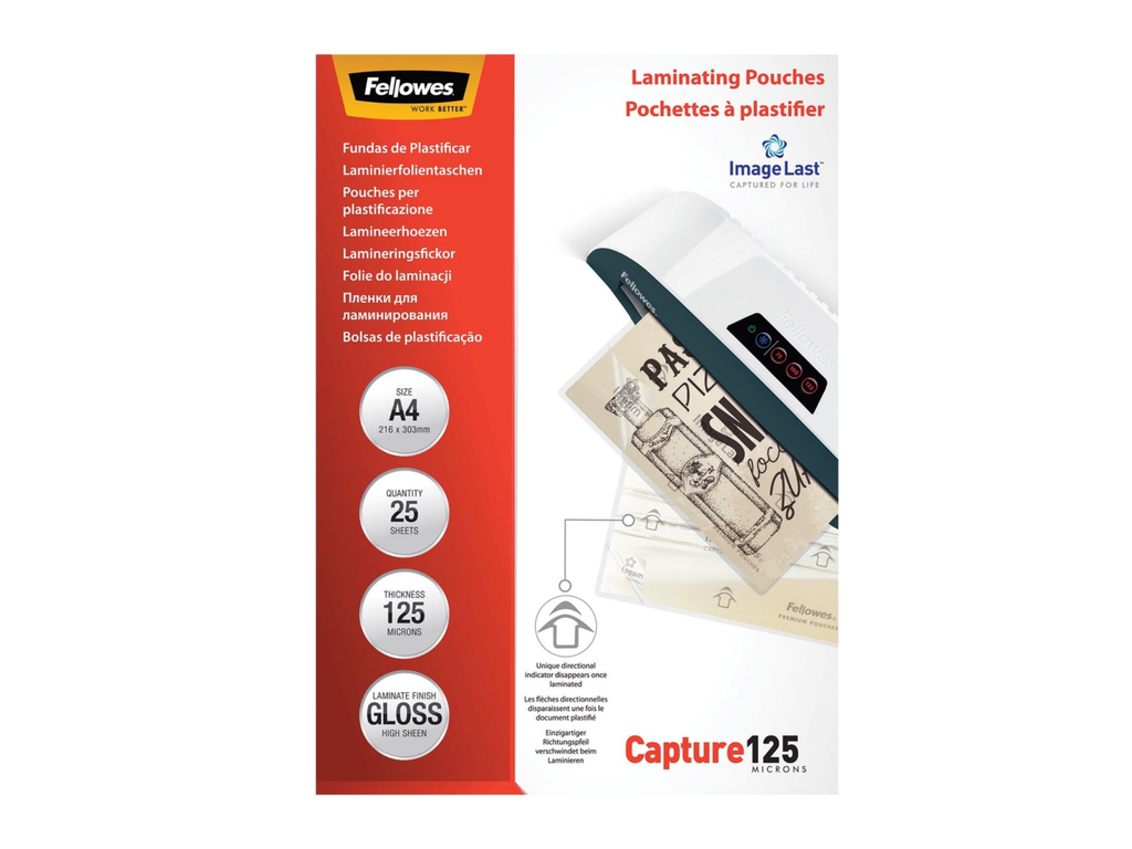 Lamineerhoes Fellowes ImageLast Capture A4 2x125µ (25)