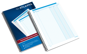 Kasboek Atlanta BTW A4 2-voud 4 kolommen BTW nederlands
