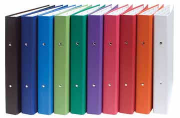 Ringmap Exacompta PP A4 2 O-ringen 30mm rug 40mm assorti