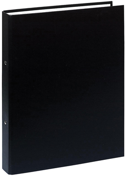 Ringmap Exacompta PP A4 2 O-ringen 30mm rug 40mm zwart