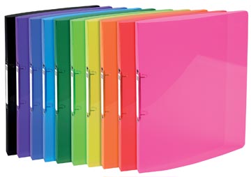 Ringmap Exacompta PP A4 2 O-ringen 23mm rug 20mm assorti