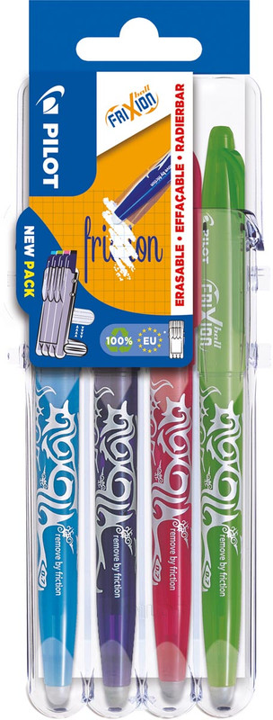 Gelroller Pilot FriXion Ball 2 Go assorti (4)