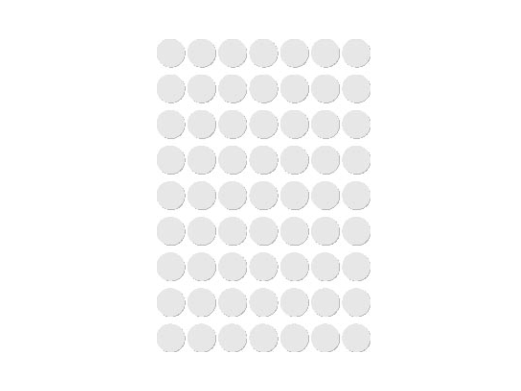 Etiketten Apli Ø 10mm wit (378)