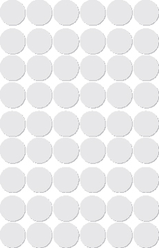 Etiketten Apli Ø 13mm wit (210)