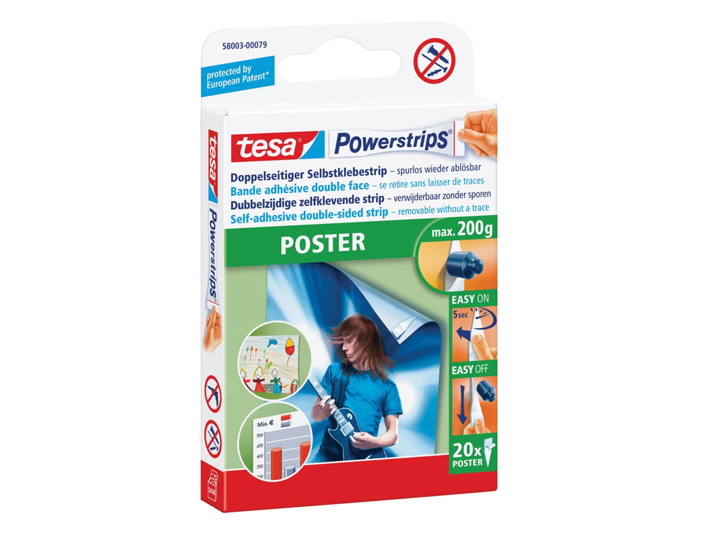 Kleefstrips Tesa Powerstrips 200gr (20)