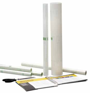 Folie Apli zelfklevend op rol 50cmx20m 80 micron transparant