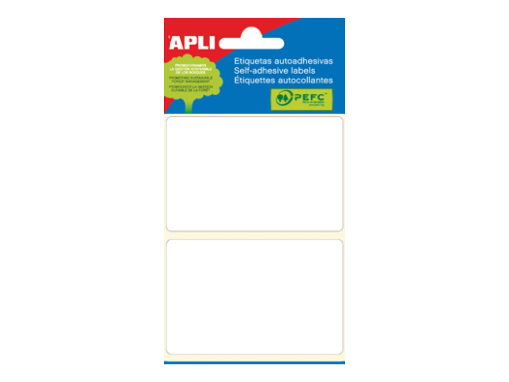 Etiketten Apli 53x82mm wit (12)