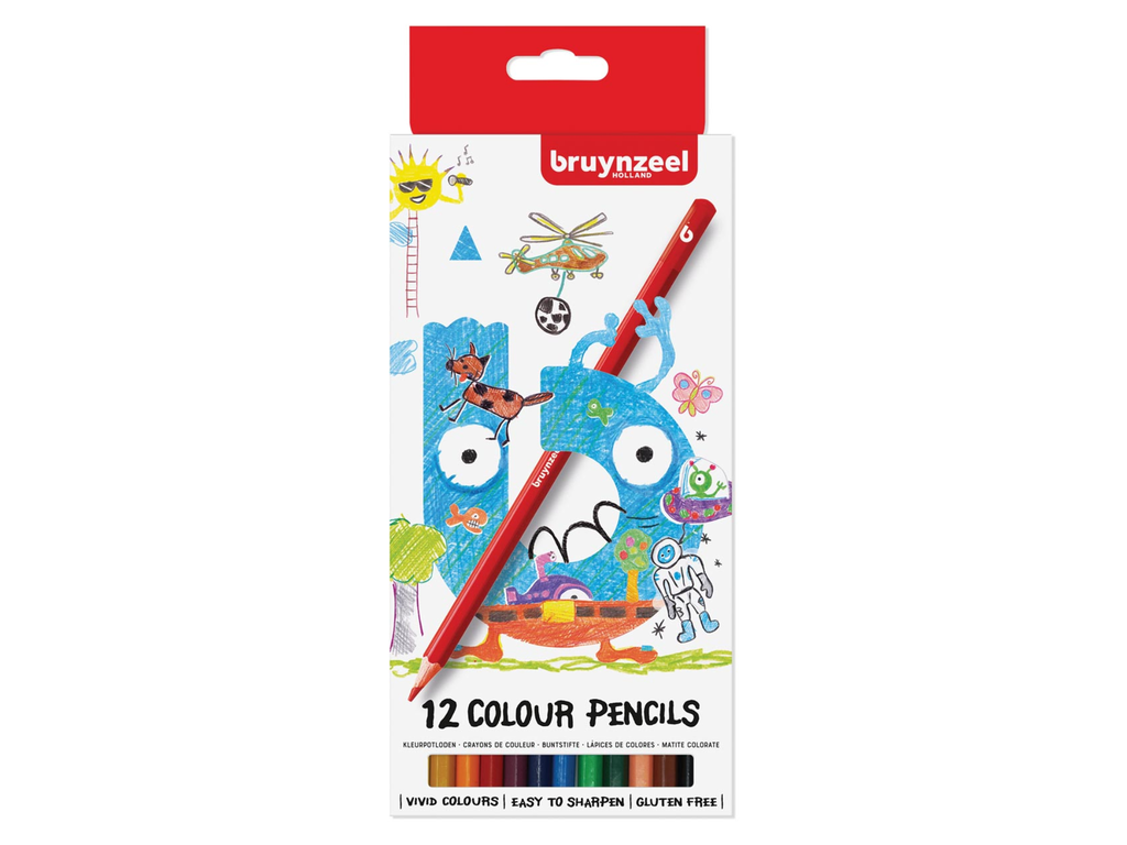 Kleurpotlood Bruynzeel Kids assorti (12)