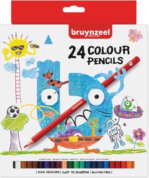 Kleurpotlood Bruynzeel Kids assorti (24)