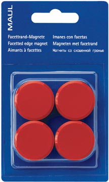 Magneet Maul MaulSolid Ø32mm rood (4)