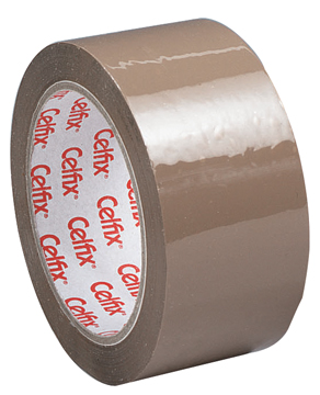 Verpakkingstape Celfix PVC 50mmx66m havana