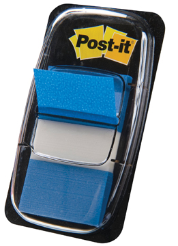 Index Post-it Standaard 25,4x43,2mm blauw