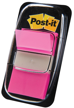 Index Post-it Standaard 25,4x43,2mm roze