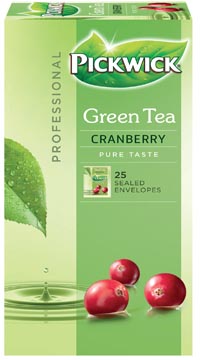 Thee Pickwick groene thee cranberry (25)