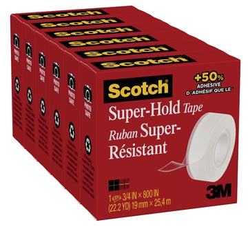 Plakband Scotch Super Hold 19mmx25,4m (6)