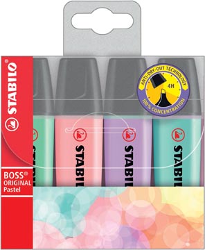 Markeerstift Stabilo Boss Original Pastel assorti (4)