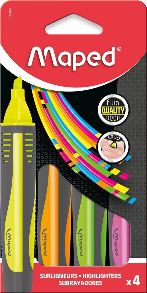 Maped markeerstift Fluo Peps max assorti (4)