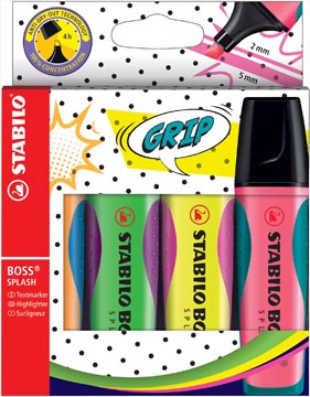 Markeerstift Stabilo Boss Splash assorti (4)