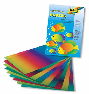 Regenboogpapier Folia 22x32cm 100gr eenzijdig (10)