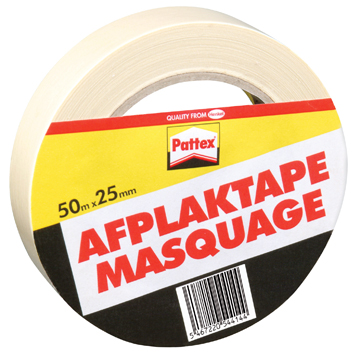 Afdekplakband masking Pattex 50m X 25mm