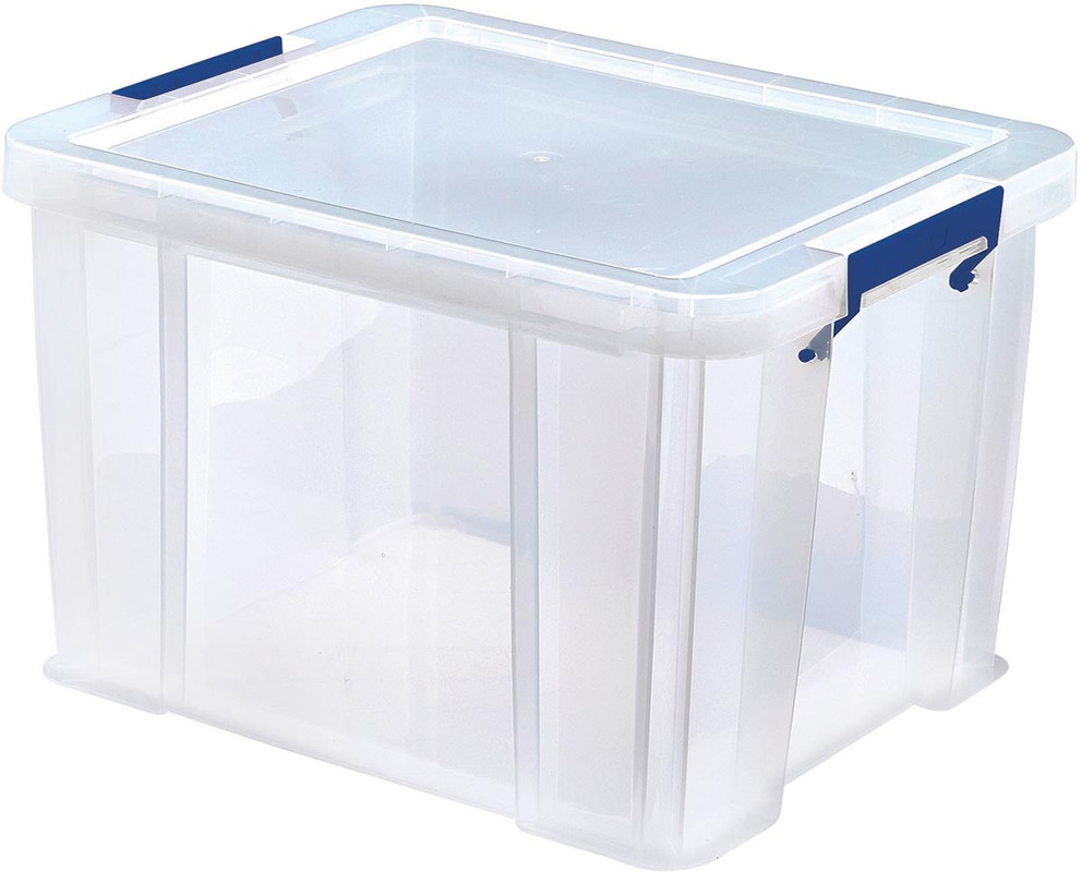 Opbergdoos Bankers Box ProStore 36l transparant (3)