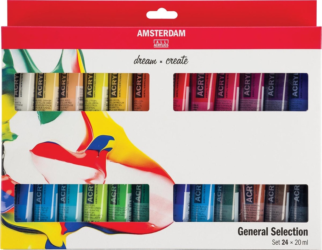 Acrylverf Amsterdam 20ml assorti (24)