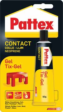 Contactlijm Pattex tix-gel 50gr