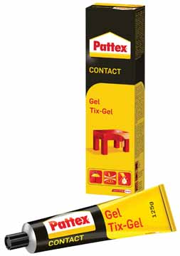 Contactlijm Pattex tix-gel 125gr