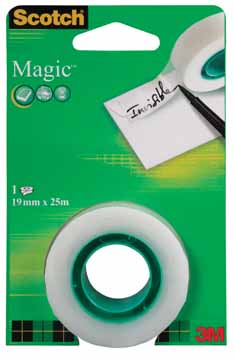 Plakband Scotch magic tape 19mmx25m blister