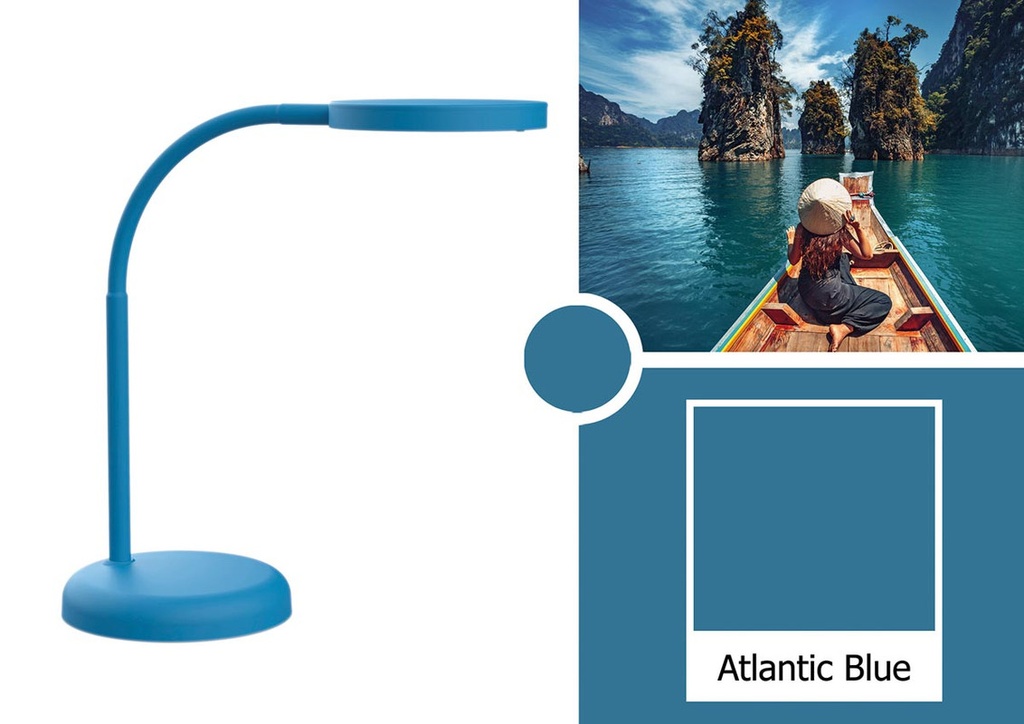 Bureaulamp Maul Joy LED niet dimbaar 3000Kelvin 480lumen blauw