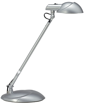 Bureaulamp Maul Storm LED op voet zilver