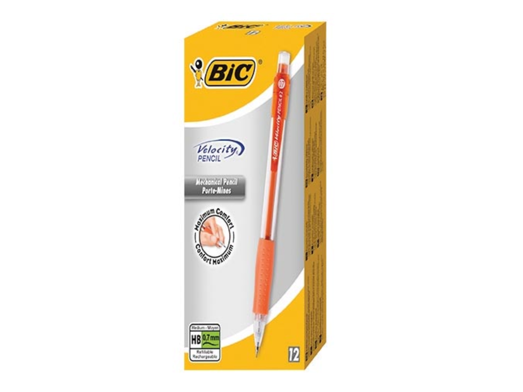 Vulpotlood Bic Velocity 0,7mm assorti (12)