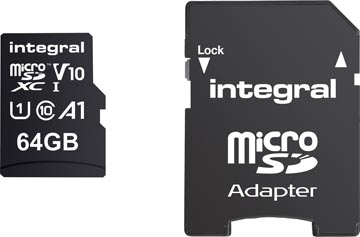 Geheugenkaart Integral MicroSDXC 64GB