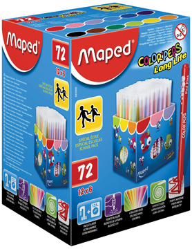 Viltstift Maped Color'Peps classpack assorti (72)