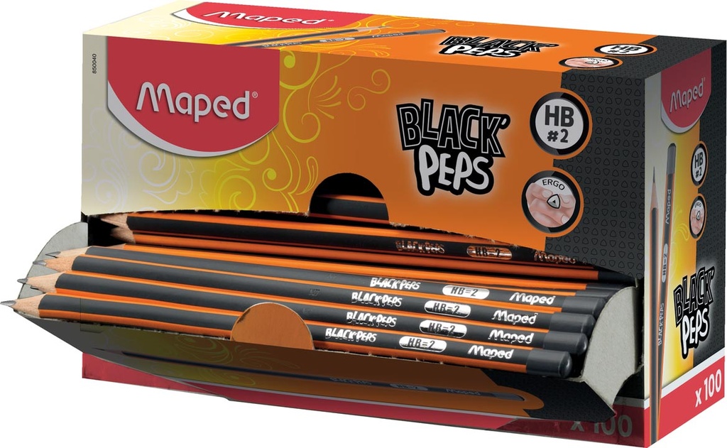 Potlood Maped Black'Peps HB (100)