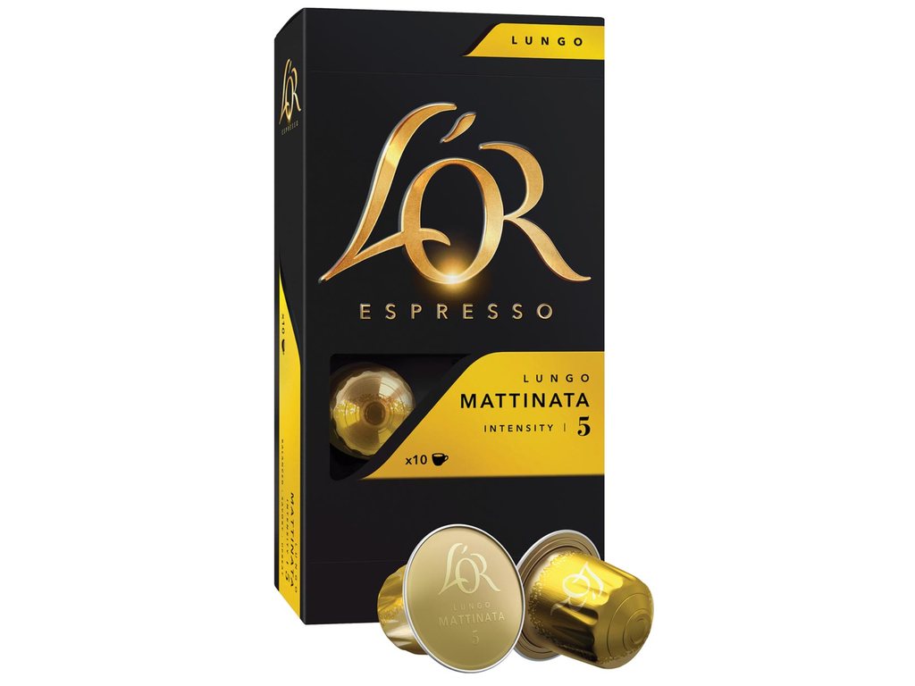 Koffiecapsules Douwe Egberts L'Or Espresso Lungo Mattinata Intensity 5 (10)