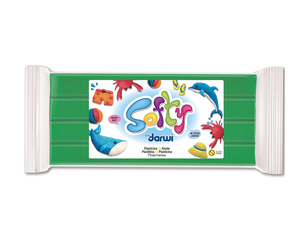 Boetseerklei Darwi softy 500gr groen