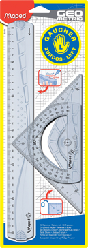 Tekenset Maped geometric linkshandig 3-delig