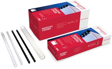 Bindrug Pergamy plastic 32mm 241-280 pag zwart (50)