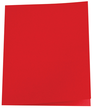 Dossiermap Pergamy A4 180gr rood (100)