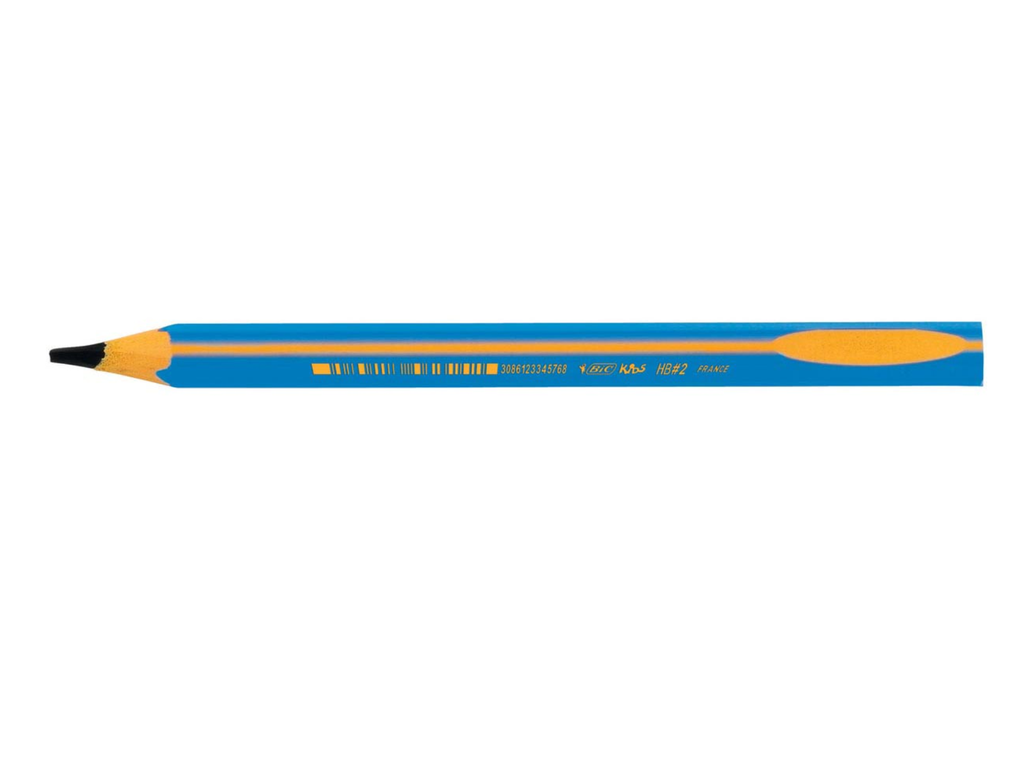 Potlood Bic kids HB 4-8jaar blauw