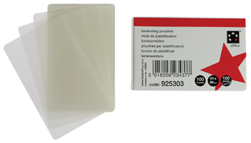 Lamineerhoes STAR 54x86mm 100µ (100)