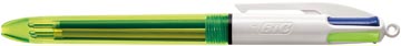 Balpen Bic 4 Colours Fluo