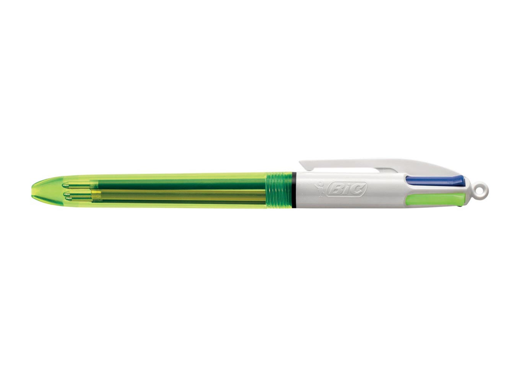 Balpen Bic 4 Colours Fluo