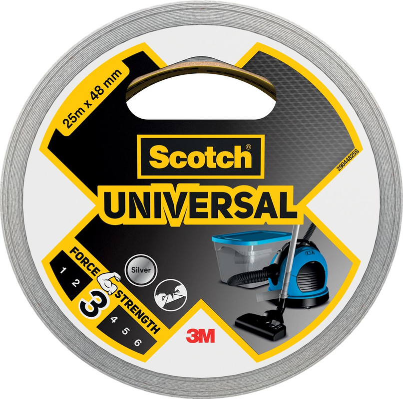 Duct tape Scotch Universal 48mmx25m zilver