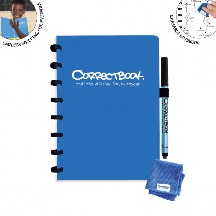 Schrift Correctbook Original A5 blanco 40blz blauw