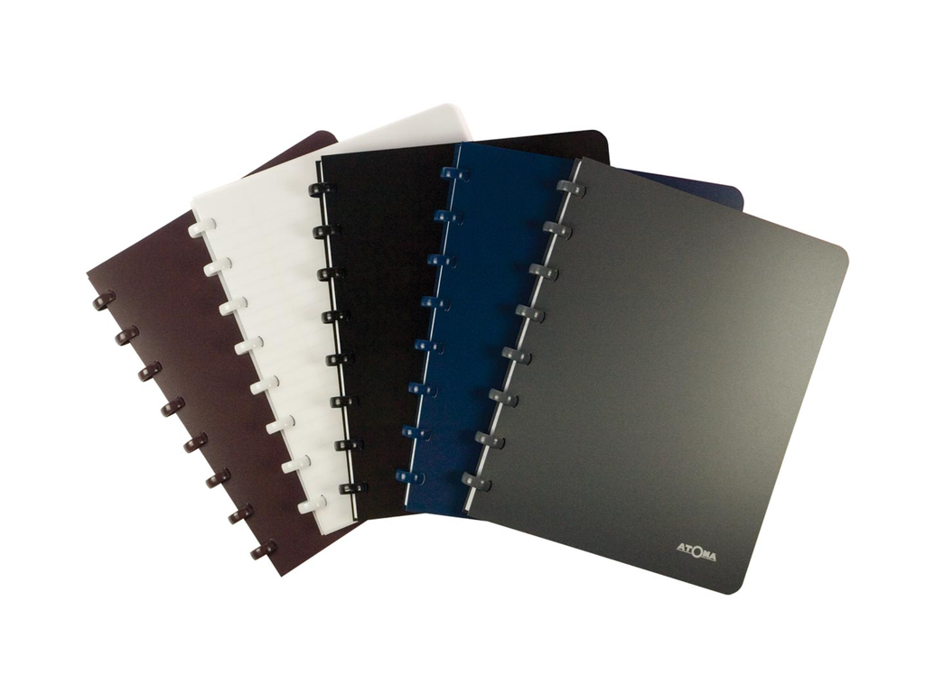 Schrift Atoma Poly PP A4 commercieel geruit 144blz assorti