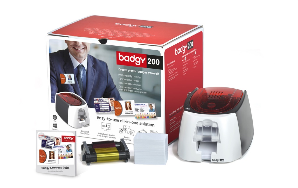 Badgeprinter Badgy Evolis 200