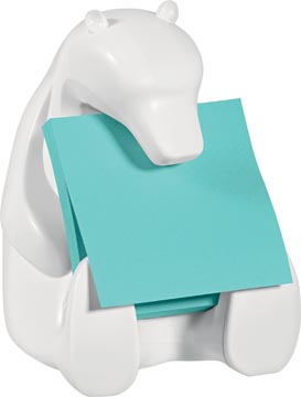 Z-Notes Post-It 76x76mm blauw met dispenser beer