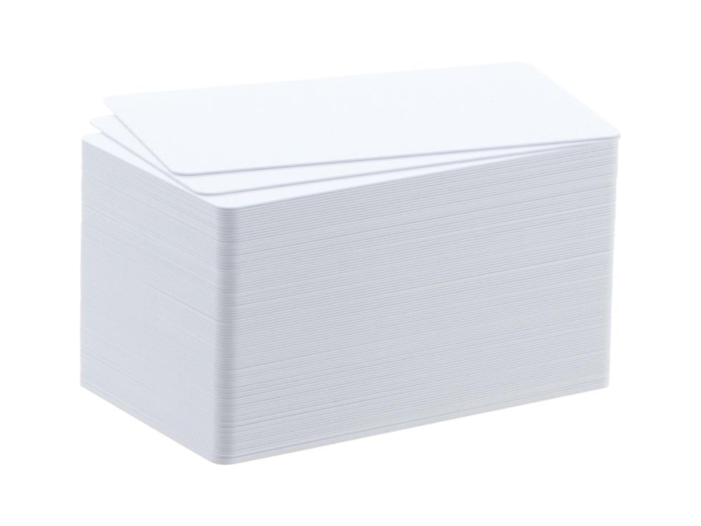 Kaarten Badgy voor badgeprinter 100 en 200 54x86mm dun 0,5mm (100)